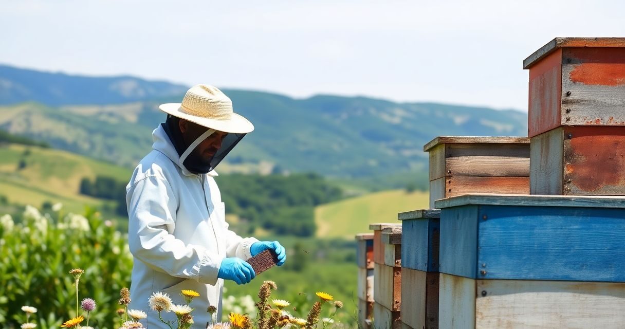 Apiculture dans le Luberon